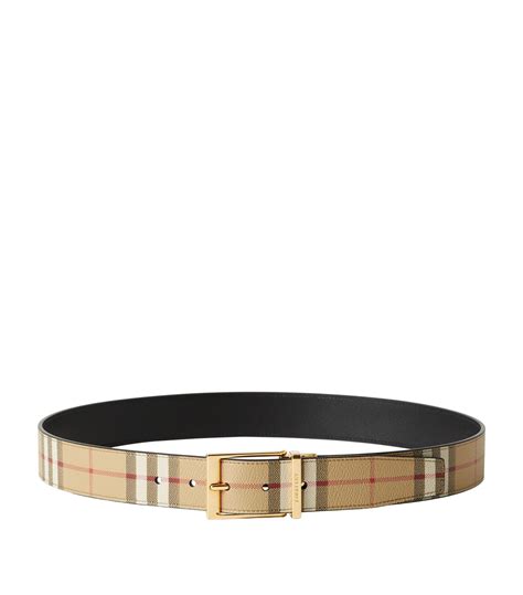 burberry joe check belt|Reversible Check B Cut Belt in Snug/black .